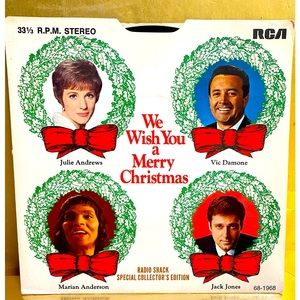 CHRISTMAS VINYL RECORD VTG 60s RCA RADIO SHACK COLLECTORS EDITION JULIE …